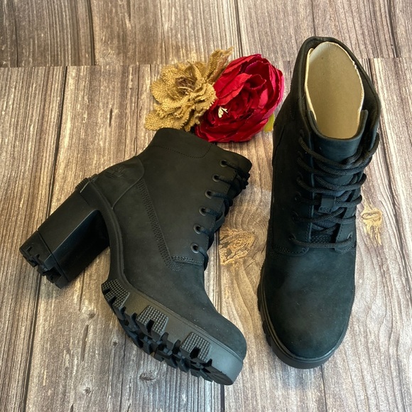 Timberland Shoes Timberland Lana Point Black Leather Buckle Lug